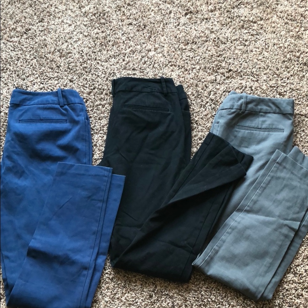 Lot of 3 Pairs Mossimo Stretch Skinny Slacks